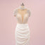 Elegant Sheath Short Sleeves Maxi Long Party Prom Dresses,Evening Dress,13305
