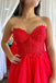 Gorgeous Red A-line Sweetheart Maxi Long Party Prom Dresses, Evening Dress,13221