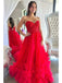 Gorgeous Red A-line Sweetheart Maxi Long Party Prom Dresses, Evening Dress,13221