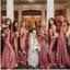 Mismatched Mermaid Dusty Rose Long Bridesmaid Dresses Gown Online,WG936
