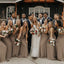 Sexy Mermaid Spaghetti Straps Maxi Long Wedding Guest Bridesmaid Dresses,WG1537