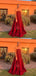 Simple Dark Red A-line Strapless Maxi Long Party Prom Dresses,Evening Dress,13300