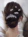 Sparkly Rhinestone Hair Accessories Hairpin Handmade Hair Comb Headwear Set, HP387