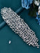 Sparkly Silver Handmade Diamond Hair Hoop Accessories for Women, HP415