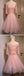 2017 pink lace off shoulder with half sleeve cute freshman graduation homecoming prom dress,BD00125