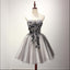 2017 Strapless Tulle Short Homecoming Prom Dresses,  Short Party Prom Dresses, Graduation Dresses, CM201