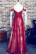 Off Shoulder Dark Red Lace Cheap Long Evening Prom Dresses, 17502