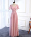 Affordable Blush Pink Floor Length Mismatched Chiffon Bridesmaid Dresses Online, WG536