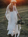 Backless Side Slit Lace Mermaid Cheap Wedding Dresses Online, Cheap Unique Bridal Dresses, WD588