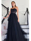 Black A-line Sweetheart Sleeveless Long Prom Dresses Online,12871