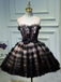 Black Sweetheart Short Homecoming Dresses,Cheap Short Prom Dresses,CM907