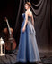 Blue A-line Sweetheart Sleeveless Party Prom Dresses, Cheap Dance Dresses,12350