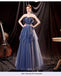 Blue A-line Sweetheart Sleeveless Party Prom Dresses, Cheap Dance Dresses,12350