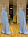 Blue Mermaid Sweetheart Cheap Long Prom Dresses,Evening Party Dresses,12705