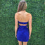Blue Sweetheart Short Homecoming Dresses,Cheap Short Prom Dresses,CM935