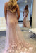 Blush Pink Mermaid Detachable Tail Long Evening Prom Dresses, 17472