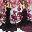 Burgundy Mermaid Backless Straps Cheap Long Bridesmaid Dresses Online,WG976