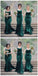 Cap Sleeves Emerald Green Floor Length Mermaid Long Bridesmaid Dresses Online, WG549