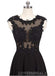 Cap Sleeves See Through Chiffon Ombre Long Evening Prom Dresses, Cheap Sweet 16 Dresses, 18397