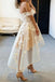 Champagne Off Shoulder Short Homecoming Dresses,Cheap Short Prom Dresses,CM928
