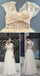 Charming Simple Design Ivory High Waist Rhinestone Wedding Party Dresses, WD0070