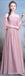 Chiffon Long Mismatched Dusty Pink Cheap Bridesmaid Dresses Online, WG509