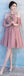 Dusty Pink Chiffon Mismatched Simple Short Bridesmaid Dresses Online, WG514