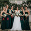 Emerald Green Mermaid Cheap Long Cheap Bridesmaid Dresses Online, WG632