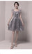 Feather Straps Silver Sequin Sparkly Cheap Homecoming Dresses Online, Cheap Short Prom Dresses, CM772