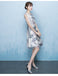 Floral Straps Short Homecoming Dresses,Cheap Short Prom Dresses,CM931