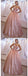 Gorgeous Pink A-line V-neck Maxi Long Prom Dresses,Evening Dresses,12980