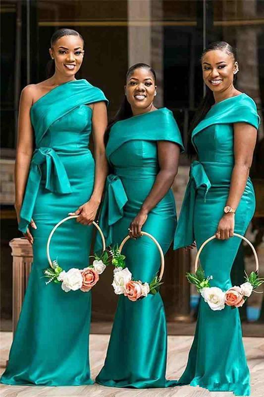 Greem Mermaid Long Bridesmaid Dresses Online, Cheap Bridesmaids Dresses, WG687