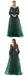 Green A-line Jewel Long Sleeves Prom Dresses Online, Evening Party Dresses,12589