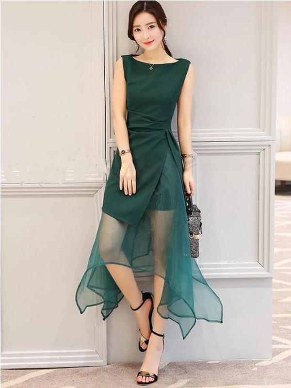 Green Jewel Sleeveless Short Homecoming Dresses Online, Cheap Short Prom Dresses, CM846