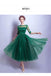 Green Short Sleeves Jewel Homecoming Dresses,Cheap Short Prom Dresses,CM922