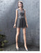 Grey Lace Beaded Cheap Homecoming Dresses Online, Cheap Short Prom Dresses, CM771