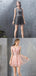 Grey Lace Beaded Cheap Homecoming Dresses Online, Cheap Short Prom Dresses, CM771