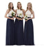 Halter Red Skirt Long Cheap Bridesmaid Dresses Online, WG625