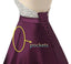 Halter Rhinestone Beaded Purple A-line Long Evening Prom Dresses, 17678