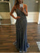 Heavily Beaded Mermaid Rhinestone Long Evening Prom Dresses, Party Custom Prom Dresses, 18638