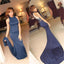 High Neck Prom Dresses,Blue Prom Dresses,Mermaid Prom Dresses, Sexy Prom Dresses,Party Dresses ,Cocktail Prom Dresses ,Evening Dresses,Long Prom Dress,Prom Dresses Online,PD0192