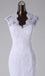 High Neckline See Through Lace Mermaid Wedding Bridal Dresses, Custom Made Wedding Dresses, Affordable Wedding Bridal Gowns, WD251