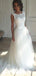 Illusion Lace A-line Cheap Wedding Dresses Online, Cheap Lace Bridal Dresses, WD440