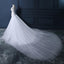 Lace Scoop Neckline Long Tull Tail Mermaid Wedding Bridal Dresses, Cheap Custom Made Wedding Bridal Dresses, WD280