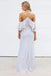 Light Gray Off Shoulder Long Bridesmaid Dresses Online, Cheap Bridesmaids Dresses, WG750