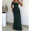 Long Sheath Dark Green One Shoulder Sleeveless Cheap Bridesmaid Dresses Gown ,WG894