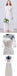 Long Sheath Scoop Half Sleeve Open Back Lace Up Wedding Dresses With Appliques, WD0146