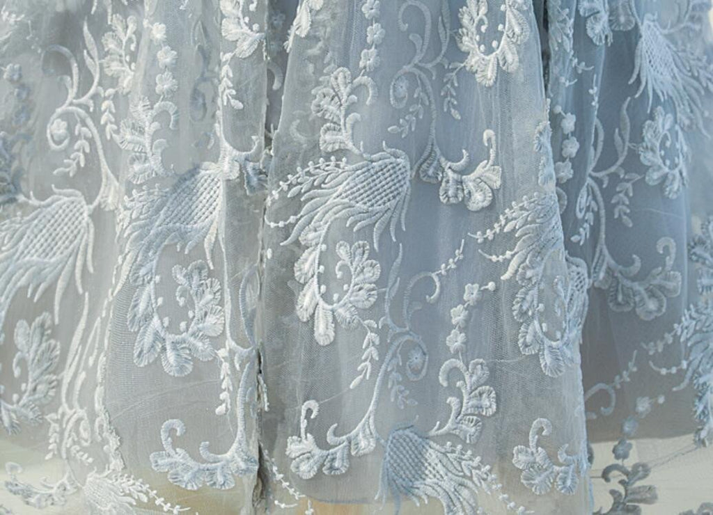 Long Sleeve Grey Lace Modest Homecoming Prom Dresses, Affordable Short Party Prom Dresses, Perfect Homecoming Dresses, CM296