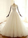 Long Sleeve Lace Long Custom Cheap Custom Wedding Dresses, WD305