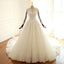 Long Sleeve Lace Long Custom Cheap Custom Wedding Dresses, WD305